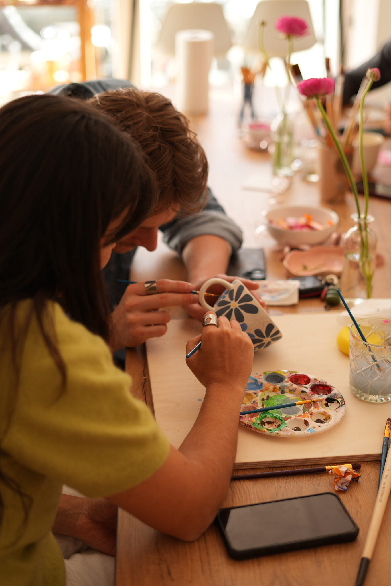 Painting Ceramics & Matcha 💚