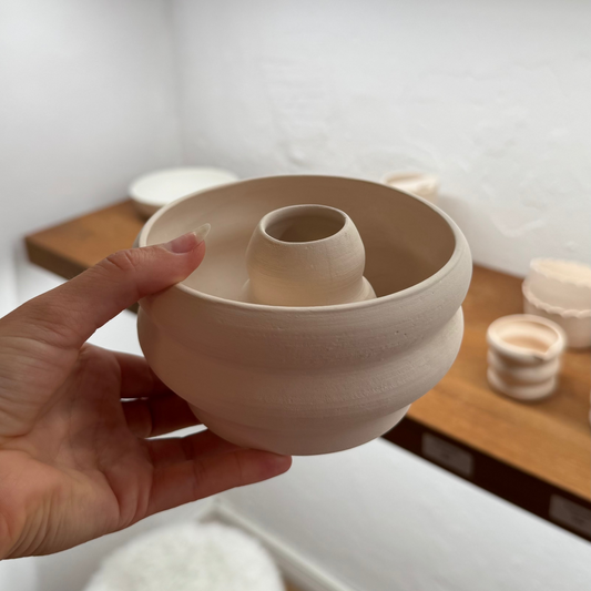 Große Matcha Bowl mit Halterung