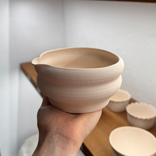 Wellige Matcha Schale