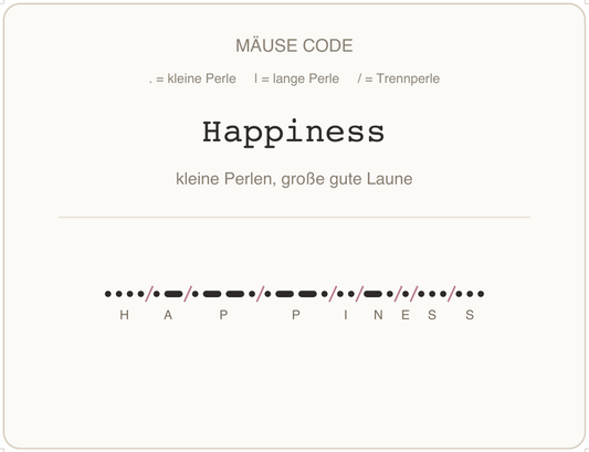 Mäusecode Karte de 06 happiness
