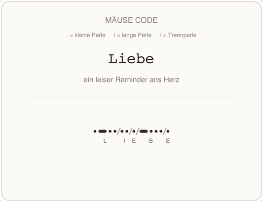 Mäusecode Karte de 10 liebe