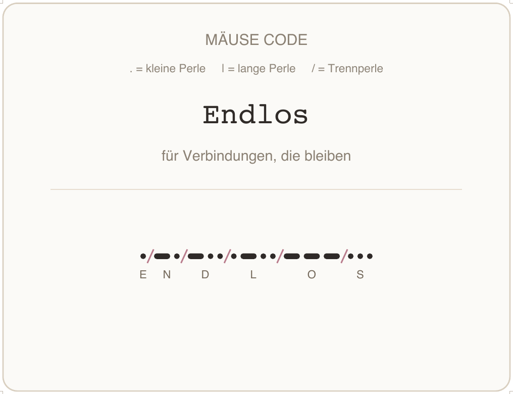 Mäusecode Karte de 13 endlos seelenmaus