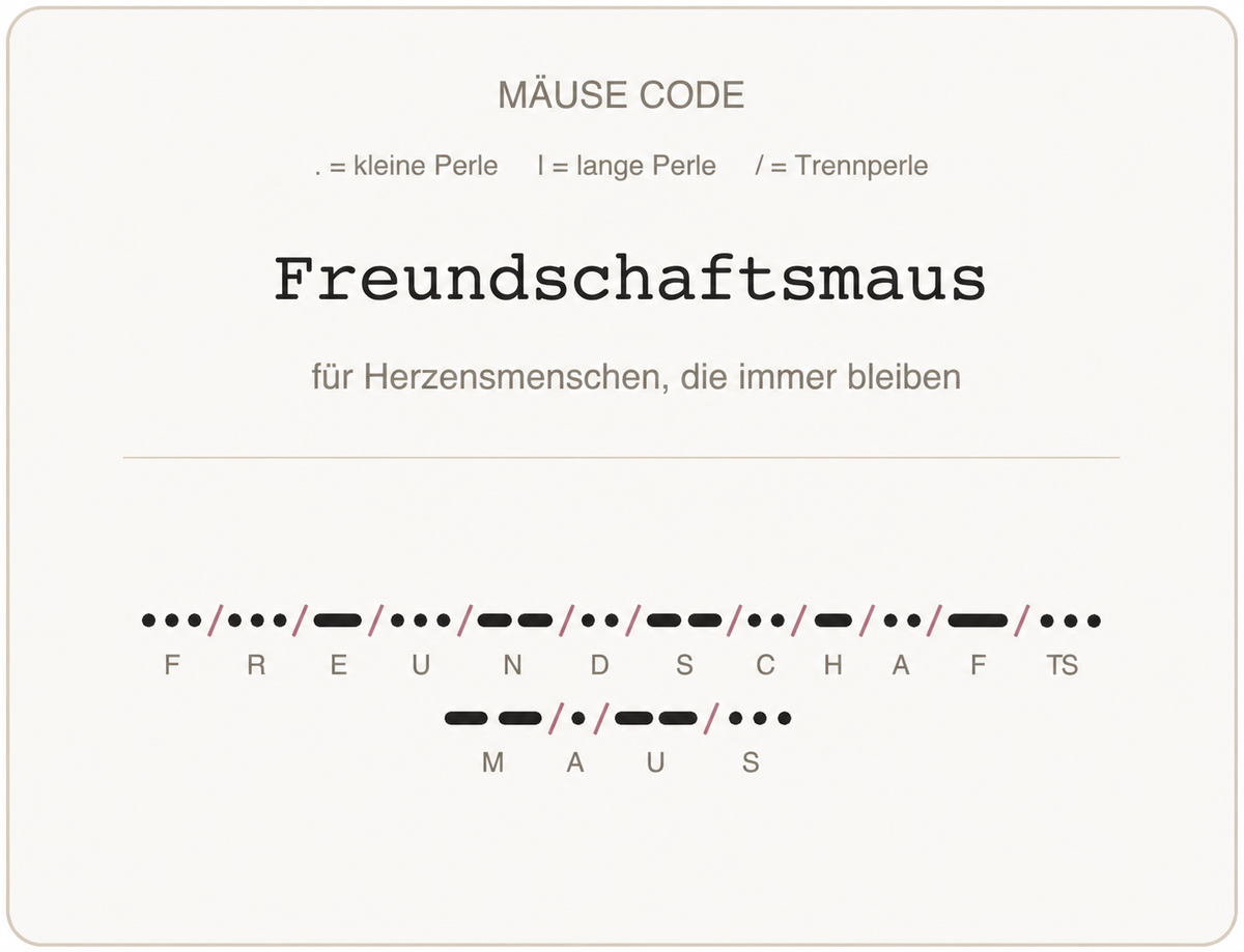 Mäusecode Karte de 16 freundschaftsmaus