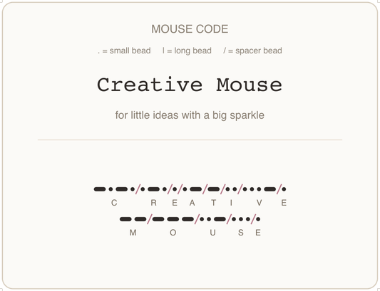 Mäusecode Karte en 04 creative mouse