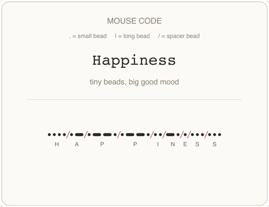 Mäusecode Karte en 06 happiness