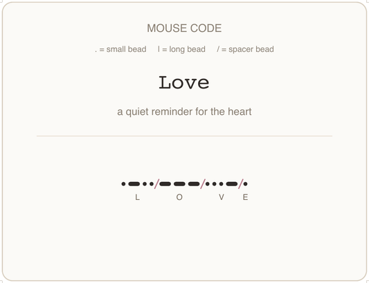 Mäusecode Karte en 10 love