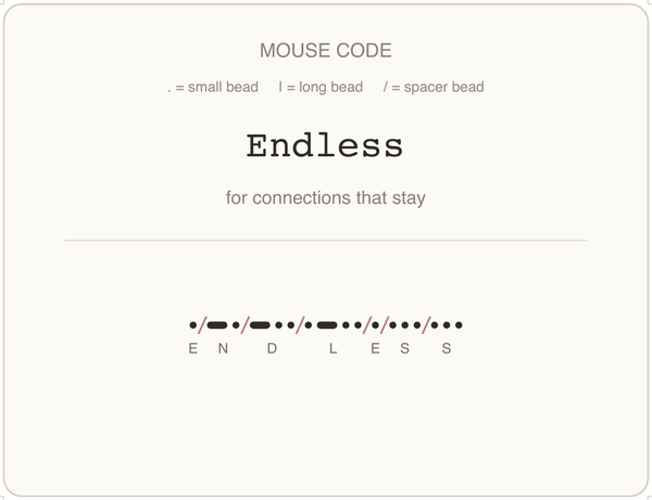 Mäusecode Karte en 13 endless soul mouse