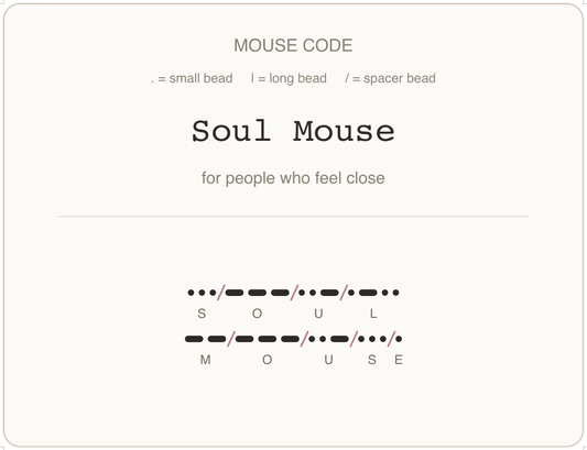 Mäusecode Karte en 14 soul mouse