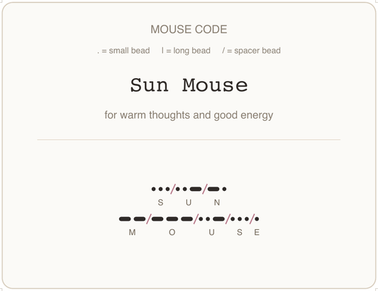 Mäusecode Karte en 15 sun mouse